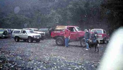 1979 Ford Bronco - Staging area.