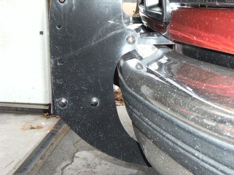 1992 Ford F-150 - Bumper curve of the grille gaurd.