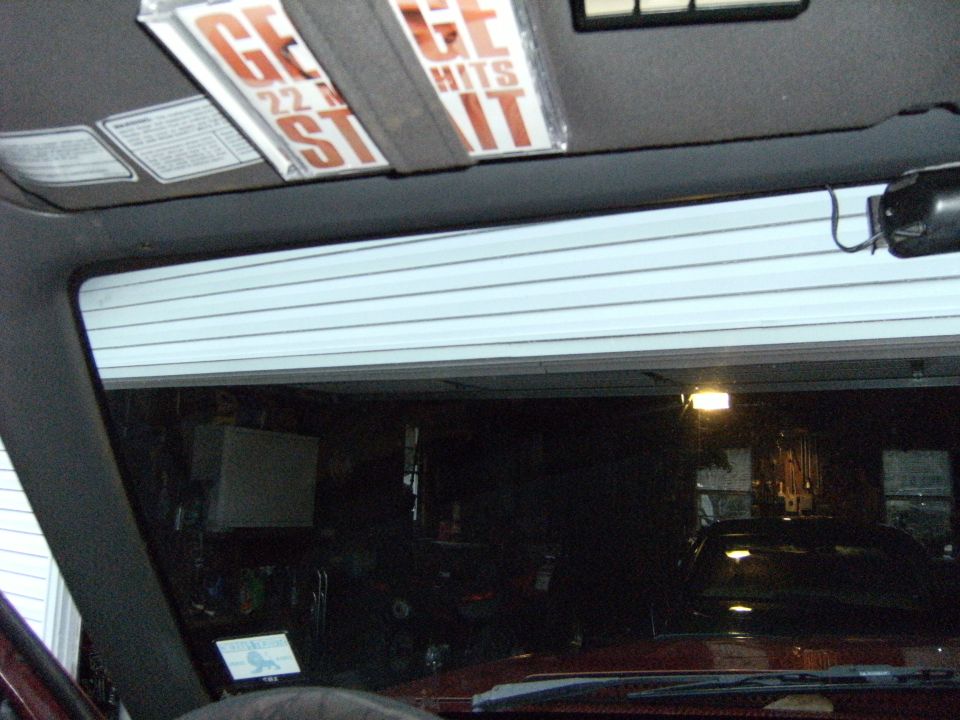 Then ran the wire behind the trim peices I loosened up.