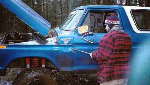 1979 Ford Bronco - Nice little dent.