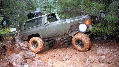 1979 Ford Bronco - Watch that diff.