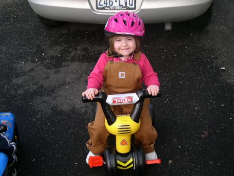 1979 Ford Bronco - My daughter and her Tonka