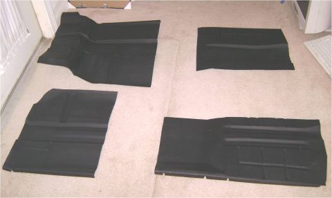 1972 Ford Ranchero - Floor Pans Primed