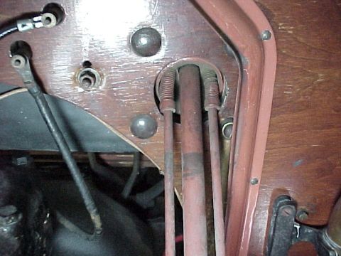 1912 Ford Model T - Firewall engine side