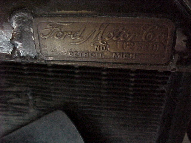 Radiator placard