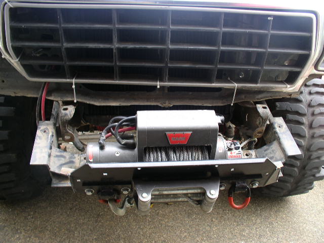 The Warn bumper is junk so were improving it