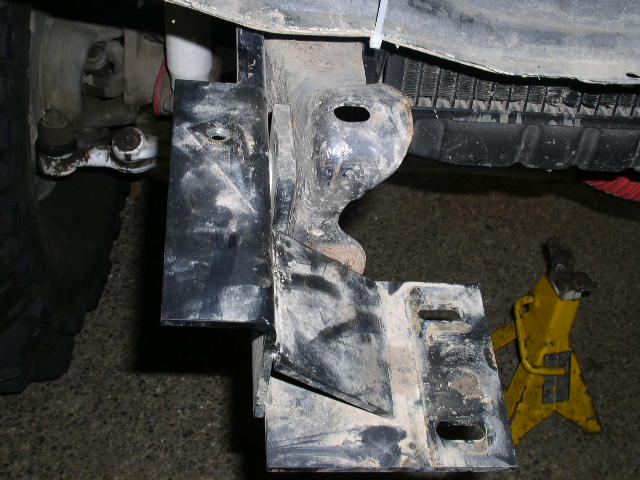 pushed the bracket back 4"