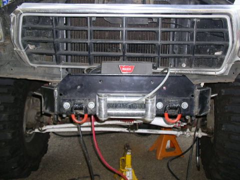 1979 Ford Bronco - After some cutting and welding we have the start of a nice bumper