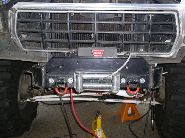 After some cutting and welding we have the start of a nice bumper