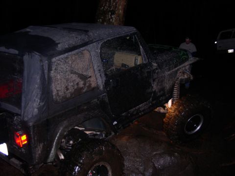 1979 Ford Bronco - Ryan from "WTO" climbing over a nice sized rock.
