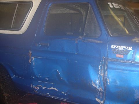 1979 Ford Bronco - Bashed it a little more for good measure.