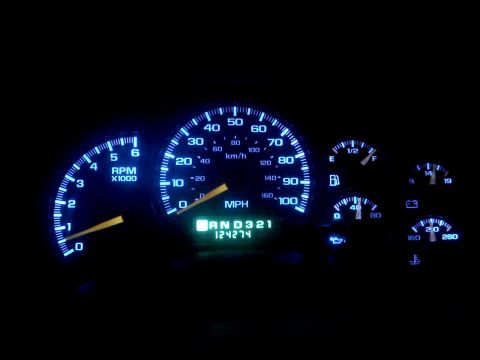 2001 Chevrolet Silverado 1500 - Gauge cluster