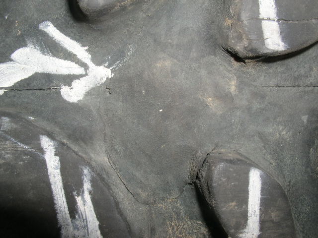Patched hole in the new Bogger.