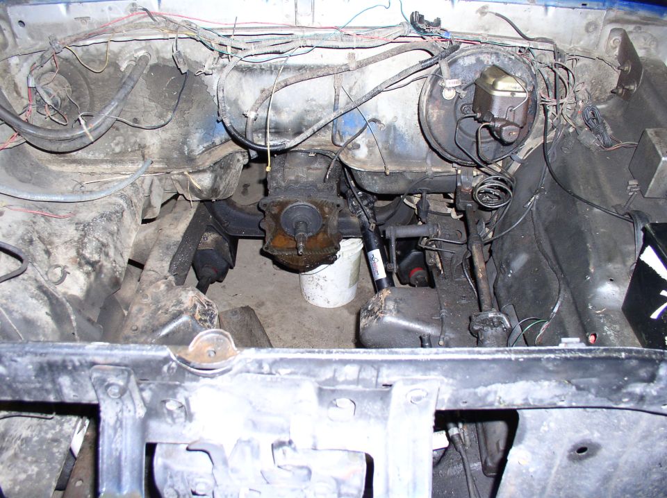 Engine bay before.....