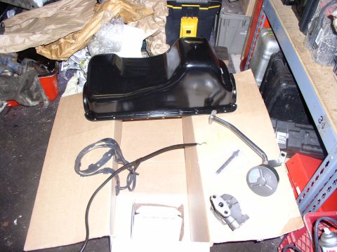 1979 Ford Bronco - New rear sump oil pan kit.