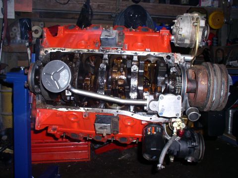 1979 Ford Bronco - New oil pump, pick up and screen.