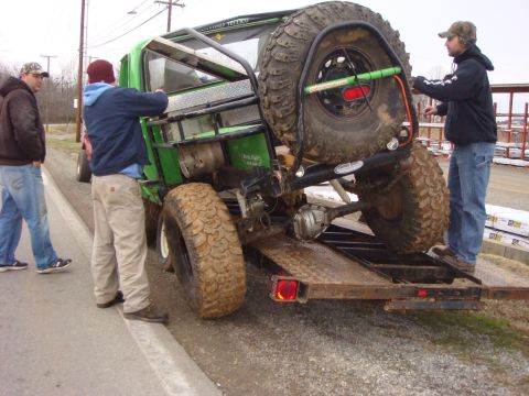 1978 Ford Bronco - oops, didn't even make it out of town!