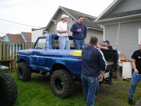 1979 Ford Bronco - WTO lawn chair....