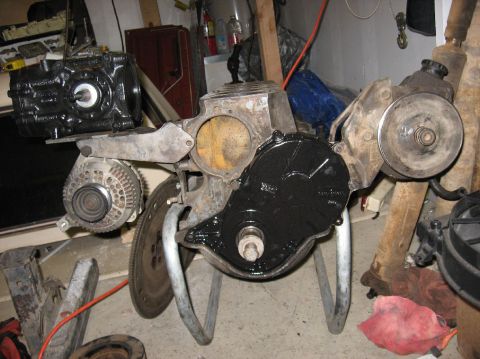 1978 Ford Bronco - Got to thinking about engine accessories today, and decided to do a mock up on an old motor to see if I had gathered all the brackets I nee…