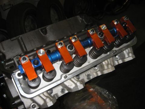 1965 Ford Galaxie - Edelbrock heads, Harland Sharp rockers, Precision Oil Pumps end stands and spacers