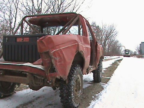 1987 Ford Bronco - before the sawzall- rear