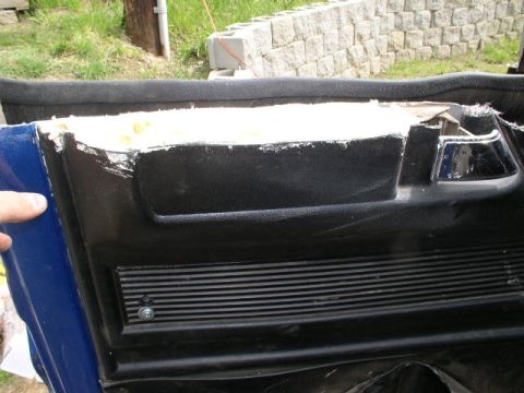 1979 Ford Bronco - Filled arm rest w/ foam