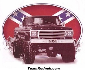 1989 Ford Bronco - This lifted Ford Bronco features a prominent chrome grille and 4x4 badging, presented from a frontal perspective.