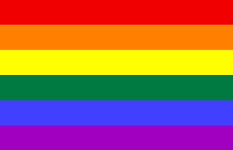 1989 Ford Bronco - A rainbow flag is displayed with the SUPERMOTORS.NET logo at the bottom.