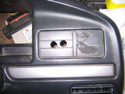 1994 Ford Bronco - switch holes