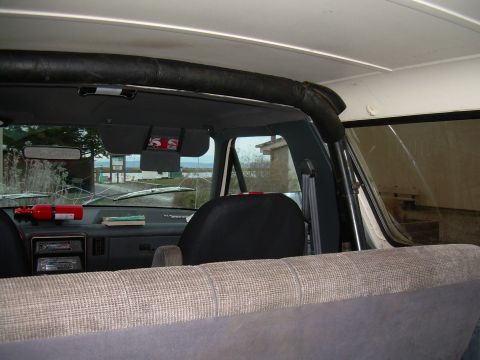 1991 Ford Bronco - Interior view of a 1991 Ford Bronco, showing the dashboard and seating area.