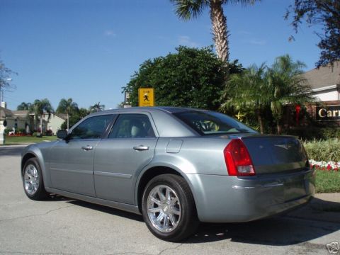 2007 Chrysler 300 - Rear three-quarter view of a silver 2007 Chrysler 300 sedan on a sunny day.
