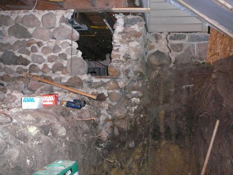 1997 Mercury Grand Marquis - section 1: View from inside the trench