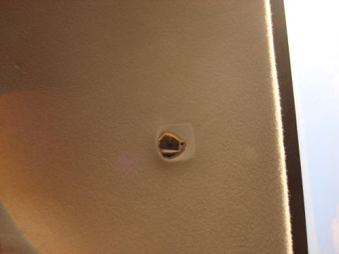 1983 Ford Bronco - one philips screw and the holder is out. i placed it aside so it can be installed later.