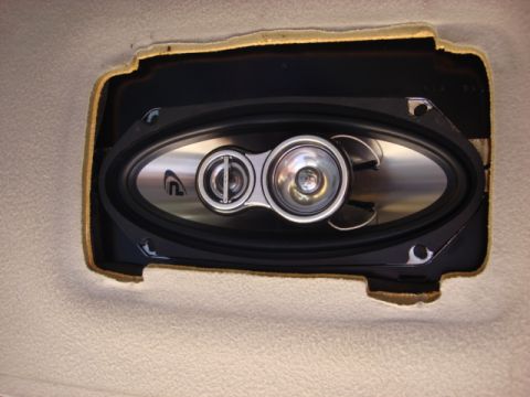 1983 Ford Bronco - here is the pass side speaker and it installs the same way.