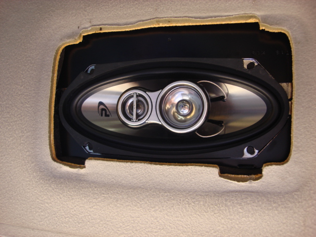 here is the pass side speaker and it installs the same way.