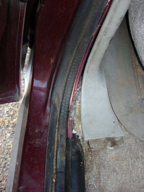 1983 Ford Bronco - this is the door pillar between the drivers door and the rear door after removing the floor covers (3 phillips screws) this panel has clips…