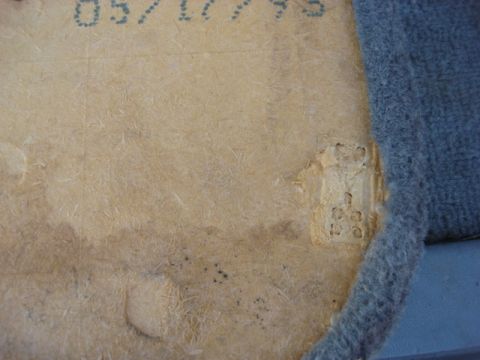 1983 Ford Bronco - this is a closer view. you can see it was torn right off.