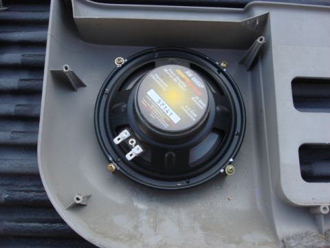 1983 Ford Bronco - there are 8-10 1/4" hex plastic screws holding the door pocket in place. i took them out and set the door panel to the side. here is the sp…