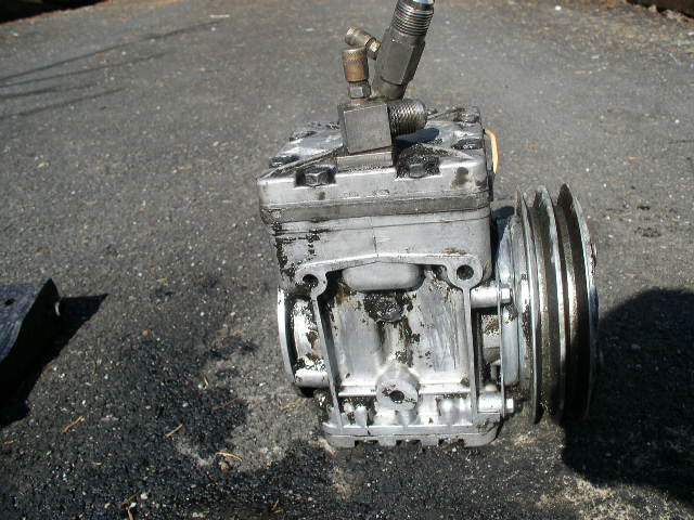 Side view of bolt pattern