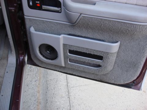 1983 Ford Bronco - Now time to do the pass side rear door. here is the door as it started. you can see it too was missing the factory screen protector.