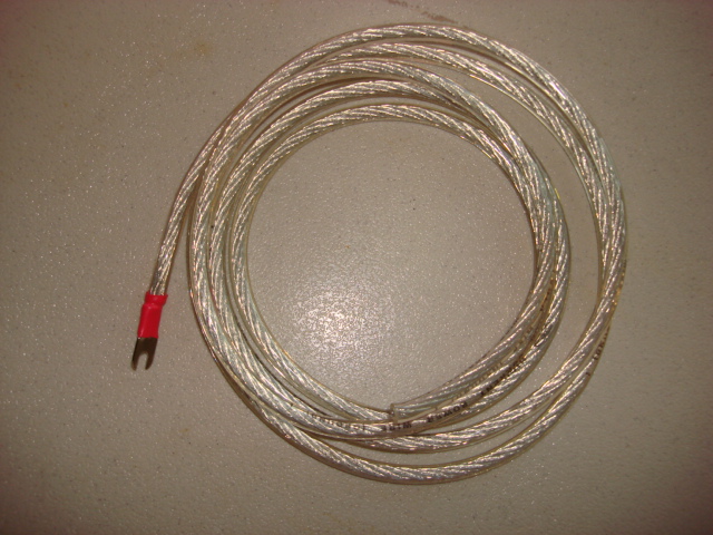 here is the amp ground. i was able to make one for each amp out of this amount of wire.