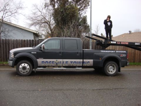 1983 Ford Bronco - This is again the truck and Josh. the truck has air ride and the bags are low in this picture. normally the rear end is higher.