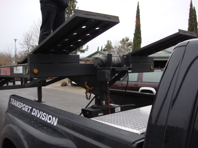 if the car can not run up the ramps here is the tool to pull them up.