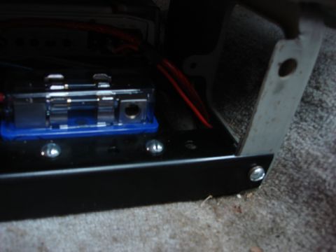 1983 Ford Bronco - i bolted the mount to the seat. i used some lock washers to hold it tight.