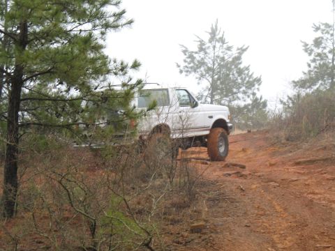 1993 Ford Bronco - I thought that the shot from behind the pine tree would look cooler than it does.
