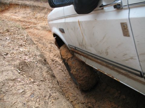 1993 Ford Bronco - Sliding over...