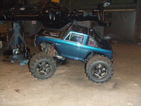 1996 Ford Bronco - This RC monster truck resembles a Ford Bronco but is not a full-size vehicle.