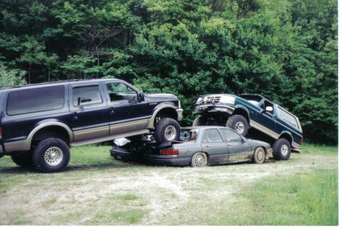 1996 Ford Bronco - we each took turns driving over.
