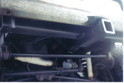 1996 Ford Bronco - basically just built a reese hitch from scratch and mounted up front, i ran wiring to the rear as well to mount the winch back there if nee…