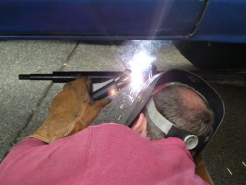 1979 Ford Bronco - Jason hard at work